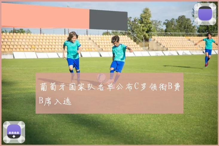 葡萄牙国家队名单公布C罗领衔B费B席入选