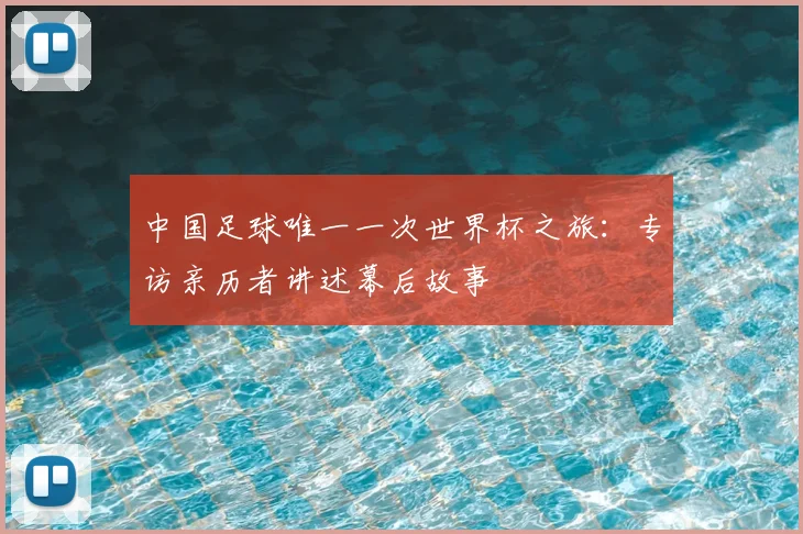 中国足球唯一一次世界杯之旅：专访亲历者讲述幕后故事